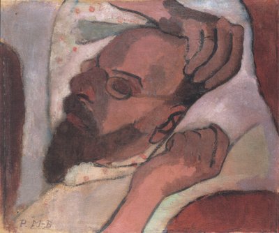 Otto Modersohn, Sleeping by Paula Modersohn Becker